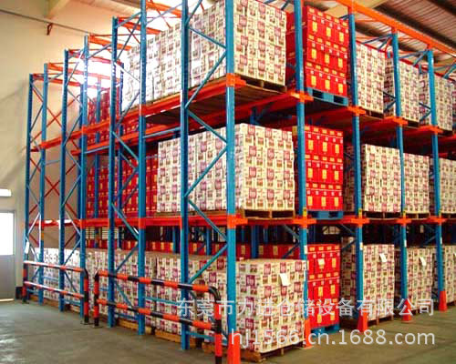 【供應通廊式貨架 駛入式貨架 貫通式貨架】價格,廠家,圖片,倉儲貨架,東莞市力進倉儲設備-